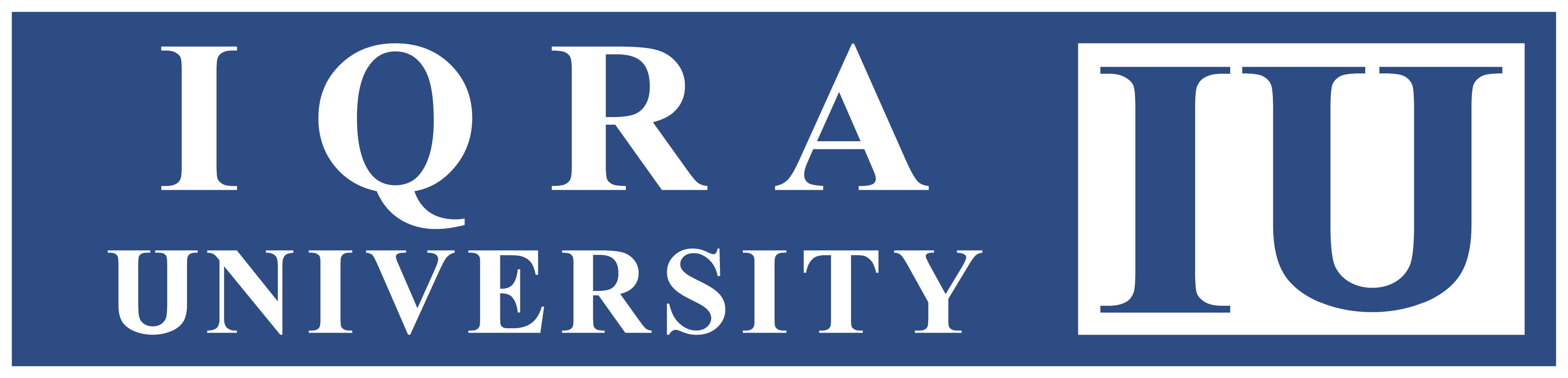 Iqra university logo